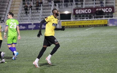Muhammadu Faal made his Maidstone home debut last Tuesday vs Braintree Town